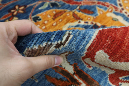 151 x 202 cm | Oriental beer Animal Area Rug Afghan Hand Knotted Veg Dye Wool carpet