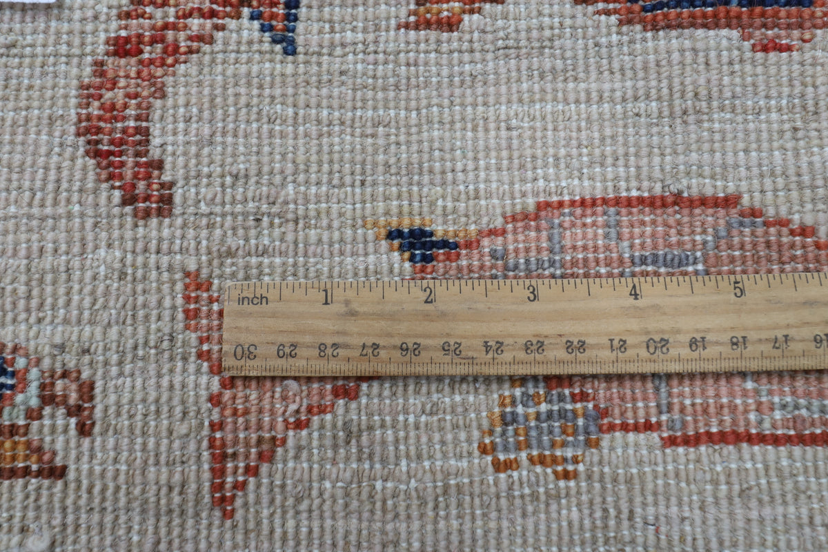 101 x 167 cm | Fish beige Oriental Afghan Hand Knotted Wool carpet