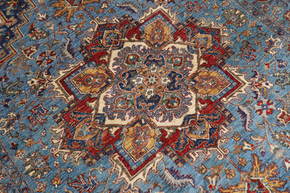 200 x 289 cm | Heriz Oriental Area Rug Afghan Hand Knotted Veg Dye Wool carpet