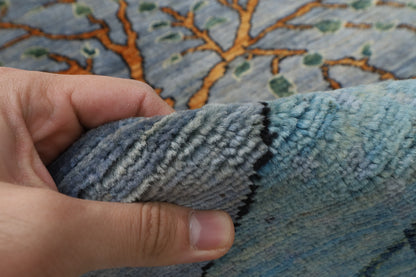 99 x 164 cm | Landscape Oriental Afghan Hand Knotted Wool carpet