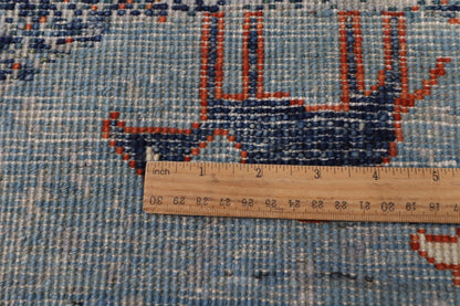 99 x 164 cm | Landscape Oriental Afghan Hand Knotted Wool carpet