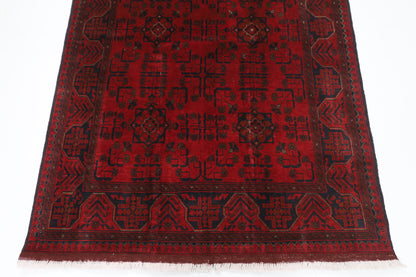134 x 198 cm | Bokhara Red Oriental Area Rug Afghan Hand Knotted Wool carpet