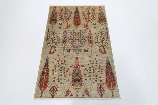 98 x 149 cm | Landscaper Oriental Afghan Hand Knotted Wool carpet