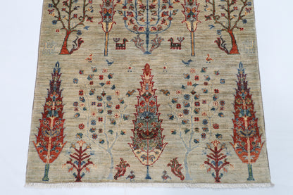 98 x 149 cm | Landscaper Oriental Afghan Hand Knotted Wool carpet