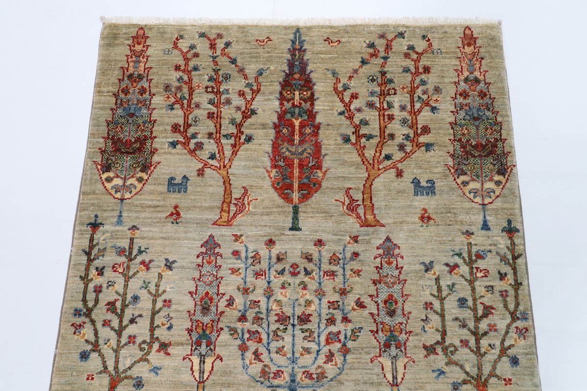 98 x 149 cm | Landscaper Oriental Afghan Hand Knotted Wool carpet