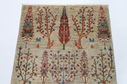98 x 149 cm | Landscaper Oriental Afghan Hand Knotted Wool carpet