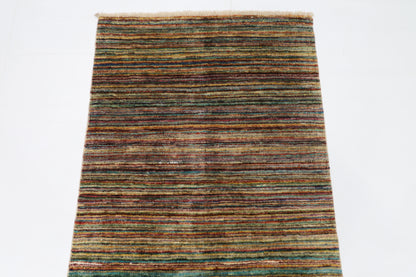 85 x 183 cm | Gabbeh Afghan Tribal Hand Knotted Veg Dye Wool Runner