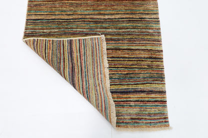85 x 183 cm | Gabbeh Afghan Tribal Hand Knotted Veg Dye Wool Runner