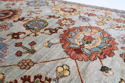 122 x 187 cm | Floral Oriental Area Rug Afghan Hand Knotted Veg dye Wool carpet