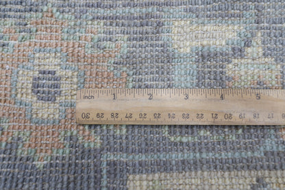 82 x 298 cm | Oushak Afghan Tribal Hand Knotted Veg Dye Wool Runner