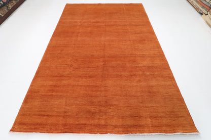 200 x 295 cm | Gabbeh Design Hand Knotted Wool Afghan Carpet