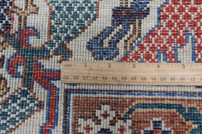 306 x 426 cm | Bidjar Blue Design Hand Knotted Wool Afghan Carpet
