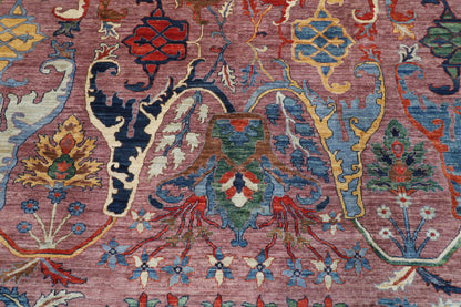 311 x 421 cm | Kawros Design Hand Knotted Wool Afghan Carpet