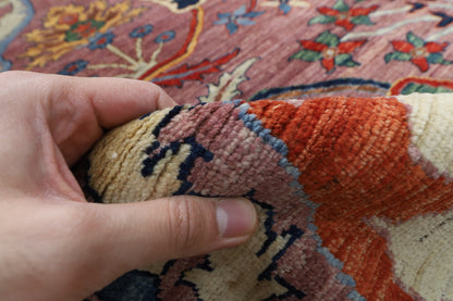 311 x 421 cm | Kawros Design Hand Knotted Wool Afghan Carpet