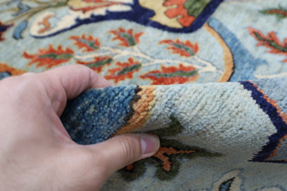 183 x 275 cm | Oriental kawros Area Rug Afghan Hand Knotted Veg Dye Wool carpet