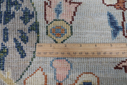 306 x 422 cm | floral beige Design Hand Knotted Wool Afghan Carpet