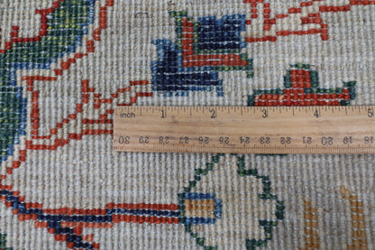 271 x 370 cm | bidjar Gray Design Hand Knotted Wool Afghan Carpet