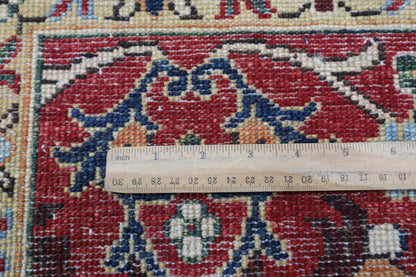 151 x 207 cm | Oriental Heriz Area Rug Afghan Hand Knotted Veg Dye Wool carpet