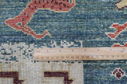 187 x 266 cm | Oriental Gabbeh Area Rug Afghan Hand Knotted Veg dye Wool carpet