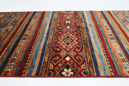 66 x 197 cm | Khorjun Afghan Tribal Hand Knotted Veg Dye Wool Runner