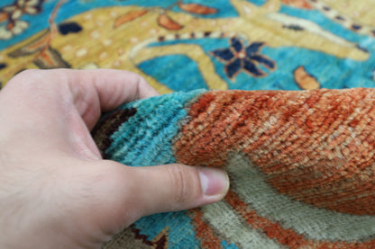 199 x 299 cm | Oriental Beer Animal Area Rug Afghan Hand Knotted Veg dye Wool carpet
