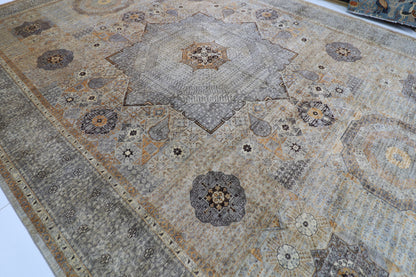 400 x 600 cm | Mamluk Large Area Rug Afghan Hand Knotted Veg Dye Wool carpet