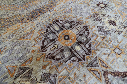 400 x 600 cm | Mamluk Large Area Rug Afghan Hand Knotted Veg Dye Wool carpet