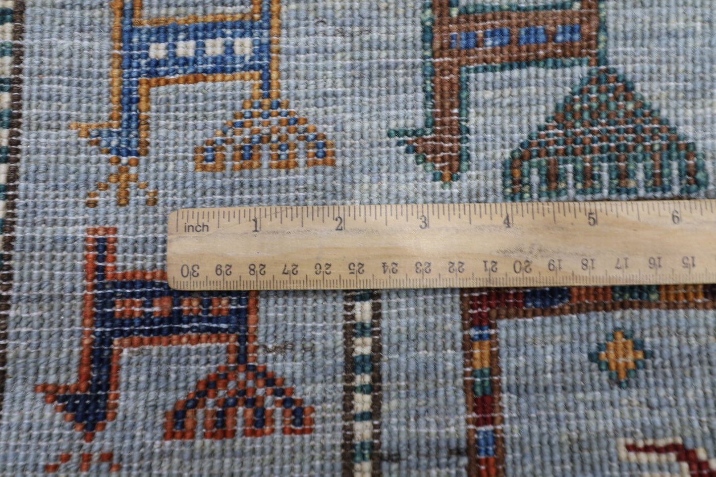 85 x 298 cm | Animal Afghan Tribal Hand Knotted Veg Dye Wool Runner