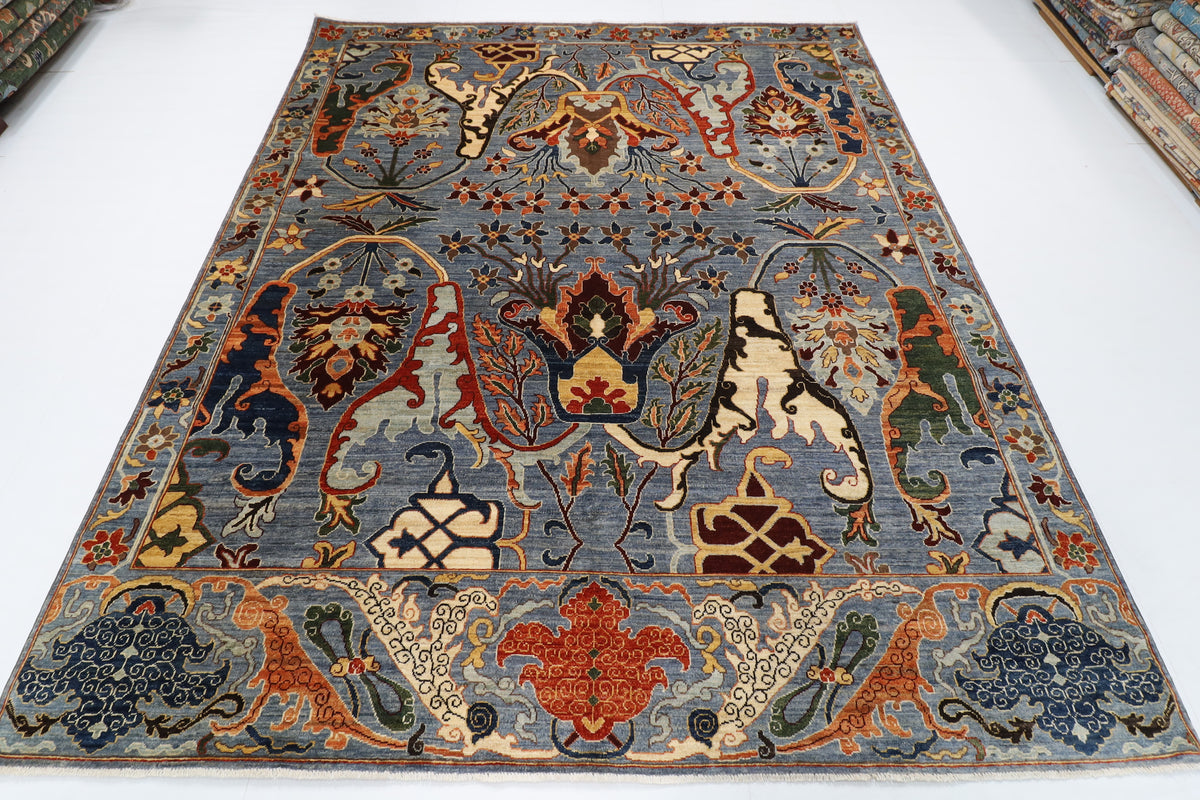 250 x 299 cm | Kawros Design Hand Knotted Wool Afghan Carpet