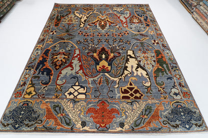 250 x 299 cm | Kawros Design Hand Knotted Wool Afghan Carpet