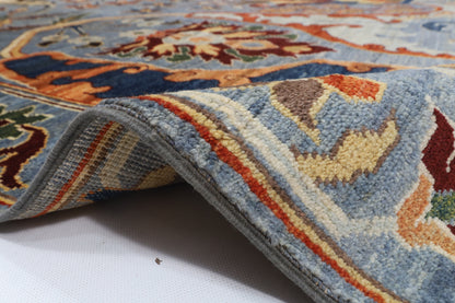 250 x 299 cm | Kawros Design Hand Knotted Wool Afghan Carpet