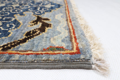 250 x 299 cm | Kawros Design Hand Knotted Wool Afghan Carpet