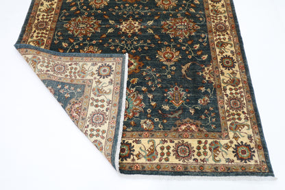 150 x 194 cm | Zeigler Afghan Tribal Hand Knotted Veg Dye Wool Carpet