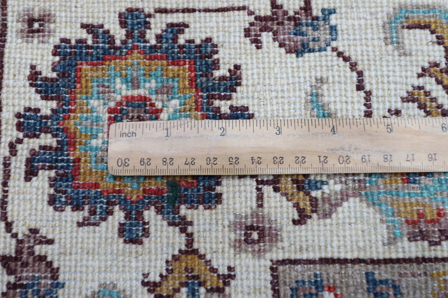 150 x 194 cm | Zeigler Afghan Tribal Hand Knotted Veg Dye Wool Carpet