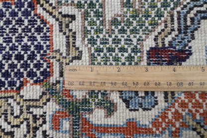 278 x 358 cm | Bidjar Blue Design Hand Knotted Wool Afghan Carpet