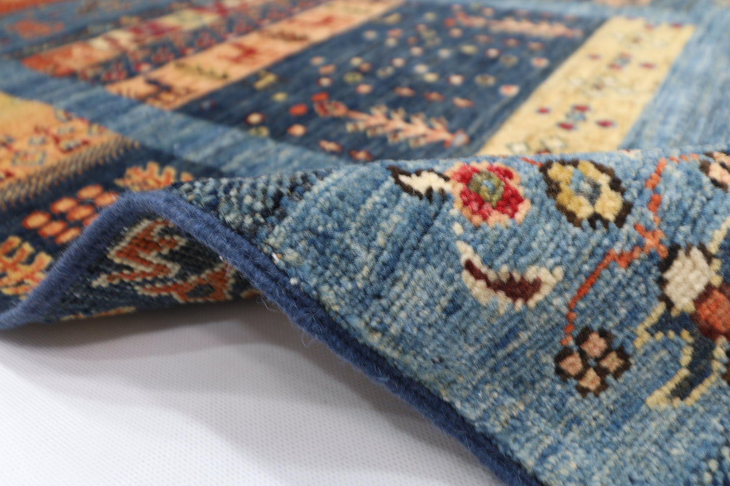 80 x 291 cm | Animal Afghan Tribal Hand Knotted Veg Dye Wool Runner