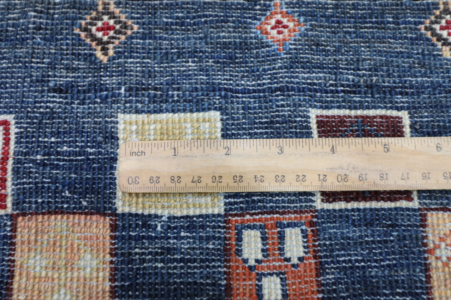80 x 291 cm | Animal Afghan Tribal Hand Knotted Veg Dye Wool Runner