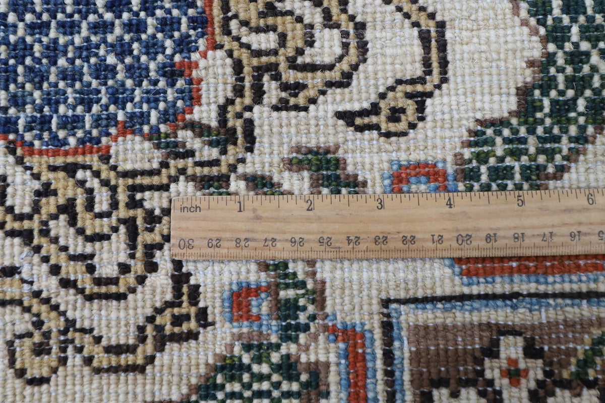 250 x 300 cm | Bidjar Blue Design Hand Knotted Wool Afghan Carpet