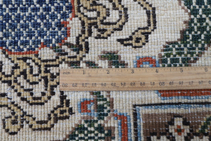 250 x 300 cm | Bidjar Blue Design Hand Knotted Wool Afghan Carpet