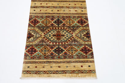 83 x 300 cm | Khorjun Afghan Tribal Hand Knotted Veg Dye Wool Runner
