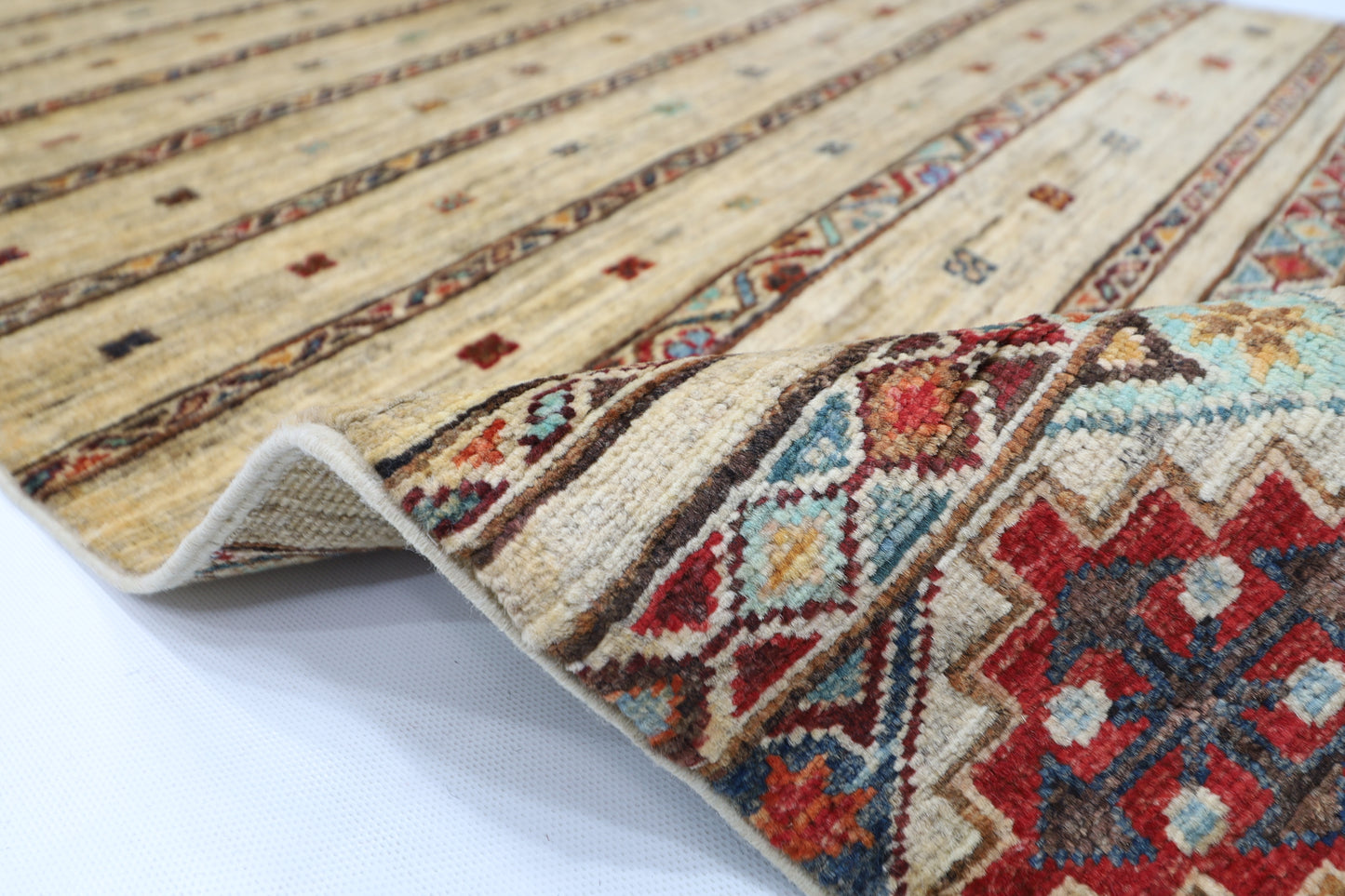 83 x 300 cm | Khorjun Afghan Tribal Hand Knotted Veg Dye Wool Runner