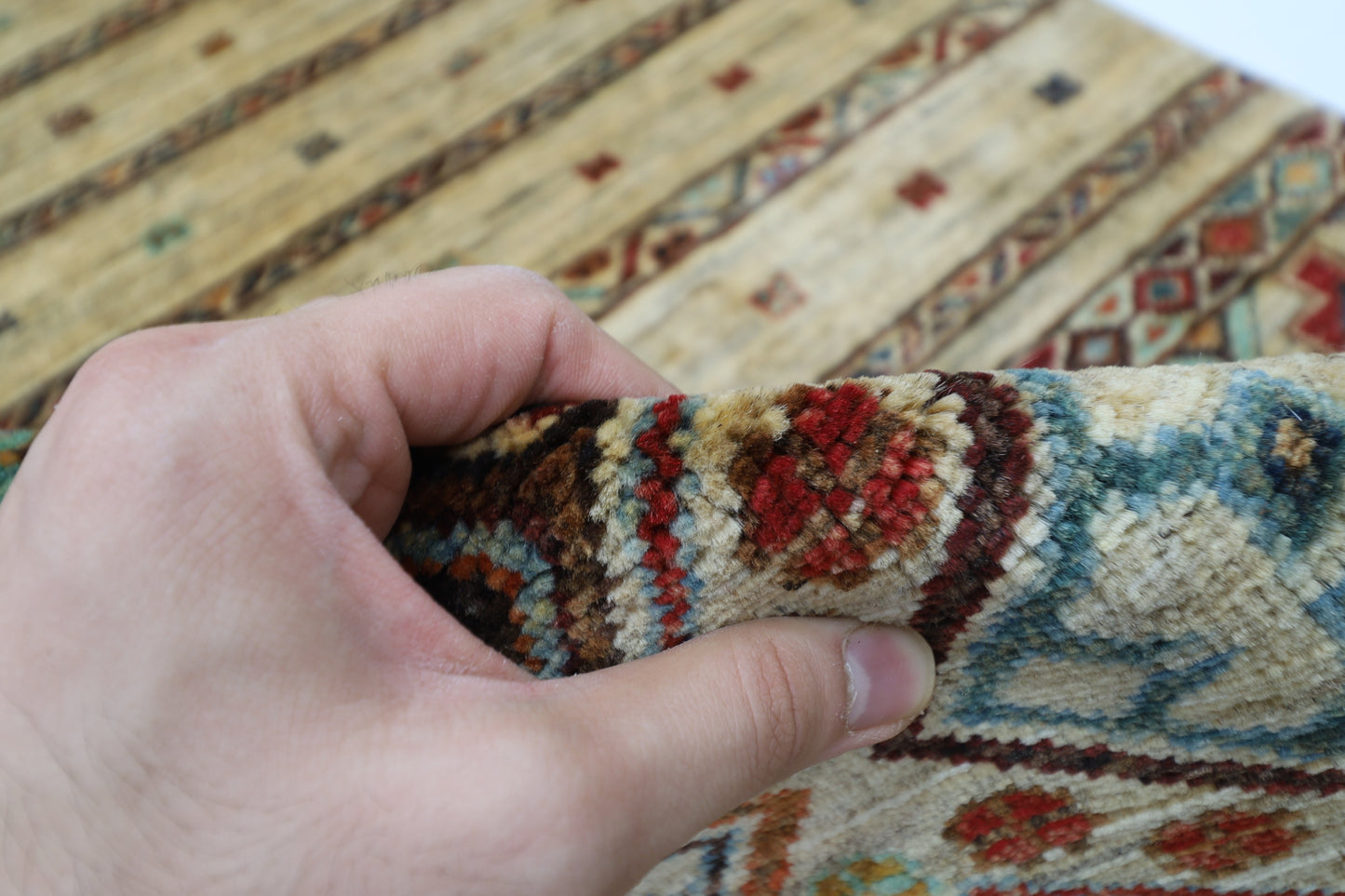 83 x 300 cm | Khorjun Afghan Tribal Hand Knotted Veg Dye Wool Runner