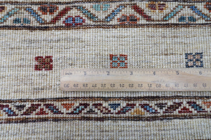 83 x 300 cm | Khorjun Afghan Tribal Hand Knotted Veg Dye Wool Runner