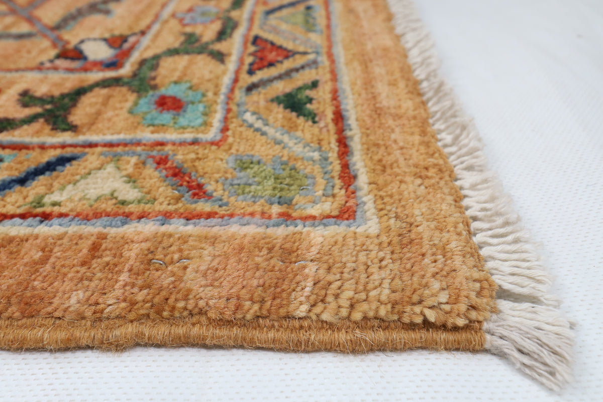 272 x 368 cm | Sultani Design Hand Knotted Wool Afghan Carpet