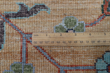 272 x 368 cm | Sultani Design Hand Knotted Wool Afghan Carpet