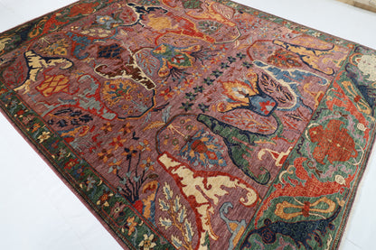 278 x 355 cm | Kawros Design Hand Knotted Wool Afghan Carpet