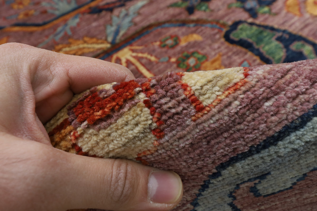 278 x 355 cm | Kawros Design Hand Knotted Wool Afghan Carpet