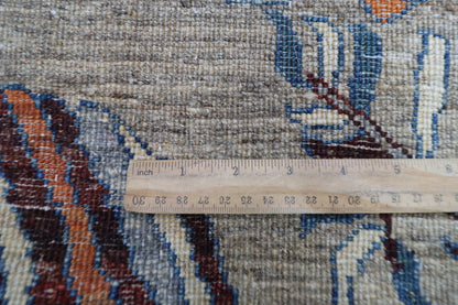 61 x 89 cm | Oriental Bird Gray Accent Rug Afghan Hand Knotted Veg dye Wool carpet