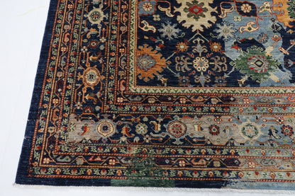 302 x 416 cm | Abstract Serapi Design Hand Knotted Wool Afghan Carpet