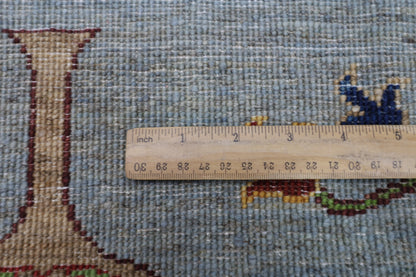 85 x 120 cm | Trees Afghan Tribal Hand Knotted Veg Dye Wool Carpet